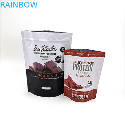 Gravnre Printing Tas Kemasan Makanan Kapasitas Besar Zip Powder Stand Up Pouch