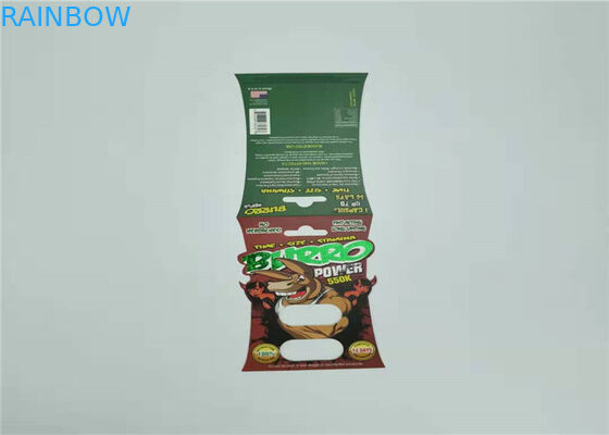 Badak 69-9000 Kartu Blister Kemasan Kapsul Seks Pil Kartu Insert Plastik Untuk Peningkatan Laki-laki