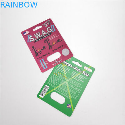 Meningkatkan Sexual Drive Blister Paper Card Alien Power / Kemasan Swag Capsules