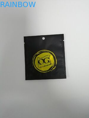3.5 / 7 Gram Plastik Mylar Ziplock Tas Weed Bukti Untuk Permen Bunga Gummies