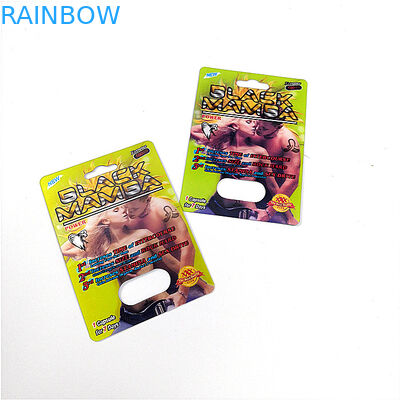 Yg Bertingkah Aneh Geser Plastik Kemasan Hitam Mamsa 3d Kartu Plastik Penutup Untuk Pil Seks