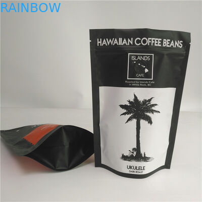 Digital Printed Moisture Proof Foil Pouch Kemasan Coffee Pouch Dengan Valve / Ziplock
