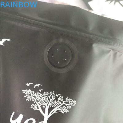 Digital Printed Moisture Proof Foil Pouch Kemasan Coffee Pouch Dengan Valve / Ziplock