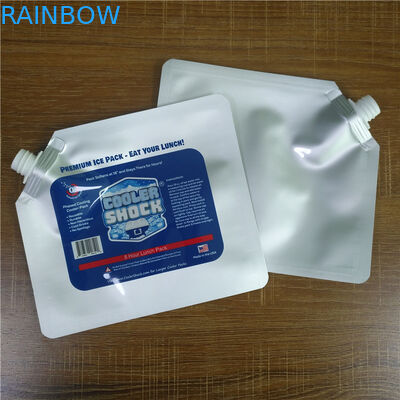 Reusable Drink Stand Up Zipper Pouch Paket Makanan Rempah-rempah Tas Biodegradable Dengan Cerat