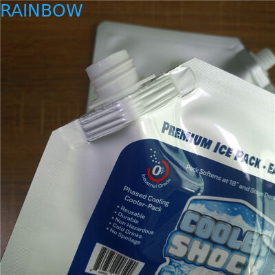 Reusable Drink Stand Up Zipper Pouch Paket Makanan Rempah-rempah Tas Biodegradable Dengan Cerat