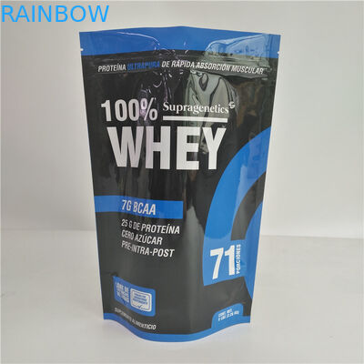 Stand Up Pouch Kustom Dicetak Snack Bags Kopi Bubuk Coklat Kemasan 5lb 2kg