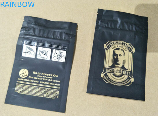 Kantong plastik Ziplock tahan lama Runtz Mylar Cookies Holographic Weed Runtz Packaging