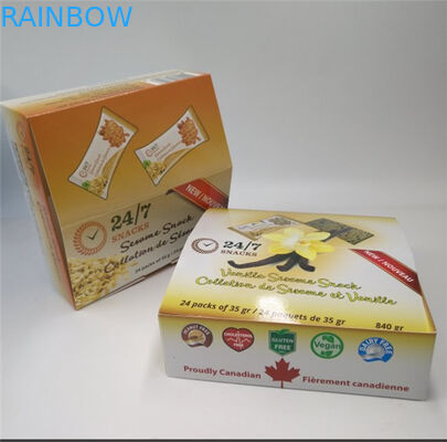 Gravure Printing Paper Tampilan Box Lipat Retail Shop Shelf Ready Tray Packaging