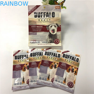 Tas Kemasan Makanan Plastik Aman Dog / Cat / Turtle / Kantong Makanan Ikan Dengan Ziplock Reusable