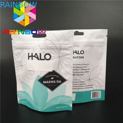 Kemasan Stand Up Foil Pouch Kustom Dicetak Bukti Bau Untuk Farmasi Kraton