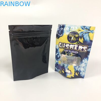 Mylar Foil Gushers Bags Herbal Dupa Kemasan Pills Packing Stand Up Pouch Logo Kustom