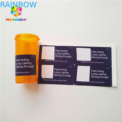 Dropper Shrink Label Lengan Stiker Farmasi Vial Glass 30ml Botol Untuk Steroid