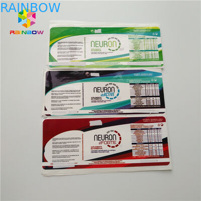 Dropper Shrink Label Lengan Stiker Farmasi Vial Glass 30ml Botol Untuk Steroid