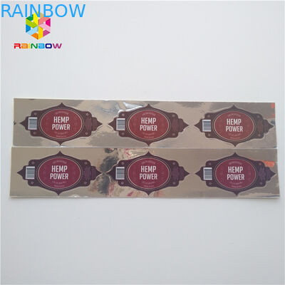 Dropper Shrink Label Lengan Stiker Farmasi Vial Glass 30ml Botol Untuk Steroid