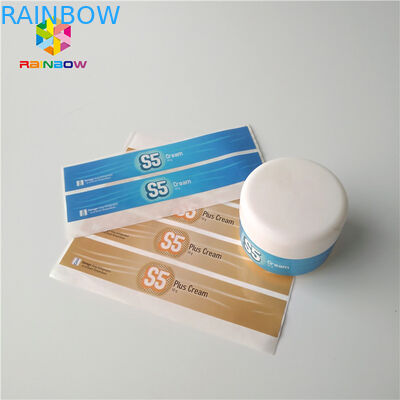 Produk Kosmetik Shrink Label Lengan Waterproof Frozen Refrigerated Pearl Laser