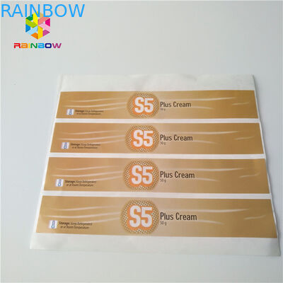 Produk Kosmetik Shrink Label Lengan Waterproof Frozen Refrigerated Pearl Laser