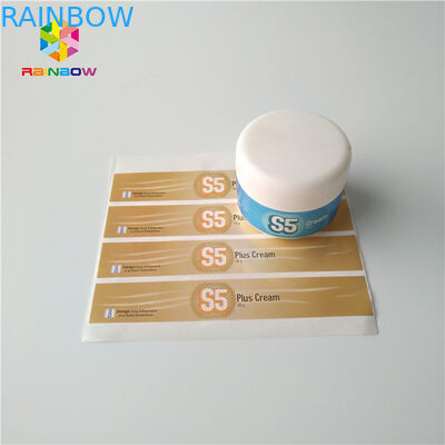 Produk Kosmetik Shrink Label Lengan Waterproof Frozen Refrigerated Pearl Laser
