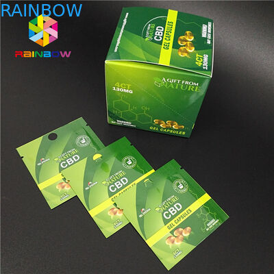 Digital Printing Herbal Kemasan Dupa CBD Gummy Gummies Permen Rami Alami