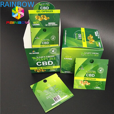 Digital Printing Herbal Kemasan Dupa CBD Gummy Gummies Permen Rami Alami