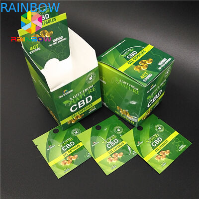 Digital Printing Herbal Kemasan Dupa CBD Gummy Gummies Permen Rami Alami