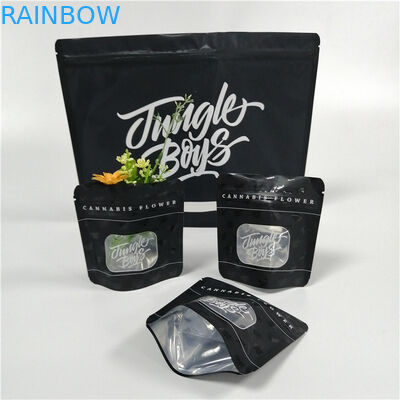 Ziplock Holographic Herbal Dupa Kemasan Disesuaikan Bag Childproof 3.5g Pouch