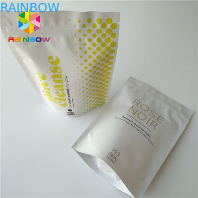 Ziplock Printed Foil Stand Up Tas Kemasan Kosmetik Lulur Kelapa / Kopi