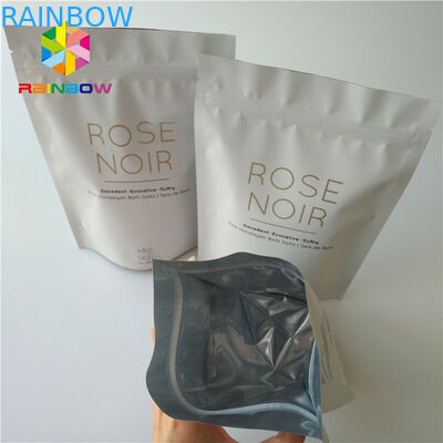 Ziplock Printed Foil Stand Up Tas Kemasan Kosmetik Lulur Kelapa / Kopi