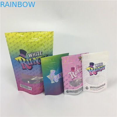Foil Dilaminasi Herbal Dupa Kemasan Tas Mylar Ziplock Weed Runtz Bau Bukti