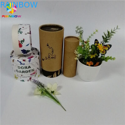 Biodegradable Food Grade Kotak Kertas Kemasan Karton Tabung Matt Permukaan Selesai