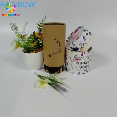 Biodegradable Food Grade Kotak Kertas Kemasan Karton Tabung Matt Permukaan Selesai