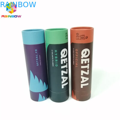 Kemasan Kotak Kertas Kraft Bentuk Bulat Logo Kustom Dicetak Untuk Hadiah / Kosmetik / Makanan