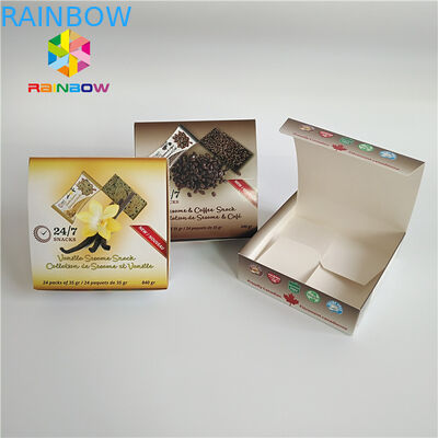 Rectangular Folding Hologram Paper Packaging Box Untuk Kosmetik Eyelash Brush Masker Wajah