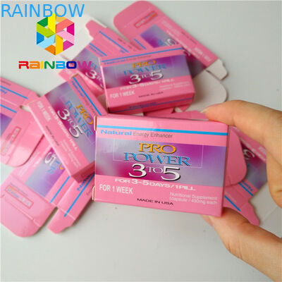 Rectangular Folding Hologram Paper Packaging Box Untuk Kosmetik Eyelash Brush Masker Wajah