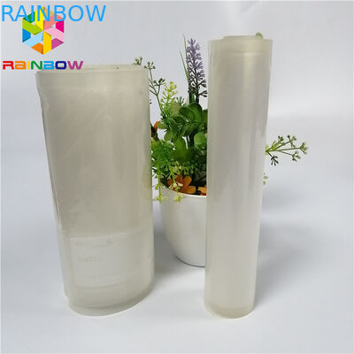 Film Kemasan Makanan Panas Segel Laminated Kustom Dicetak Penyegelan Vakum Plastik Bening