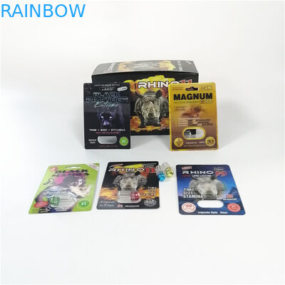 Badak merah 69 Kapsul Pembesaran Penis Jarum Seks Pil Obat Plastik Pack