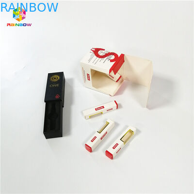 Kustom Dicetak Vape Cartridge Kemasan Kotak Rokok Listrik Kit / Botol Minyak CBD Vape Pack