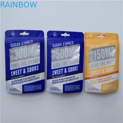 Tas Kunci Zip Aluminium Foil Dapat Ditutup Ulang Bukti Kelembaban Makanan Tiga Sisi Disegel