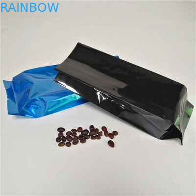 Aluminium Foil Side Gusset Tea Bags Kemasan Coffee Pouch Heat Seal Dengan Valve