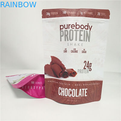 CMYK Warna Snack Bag Kemasan Plastik Coffee Chocolate Milk Powder Pouch