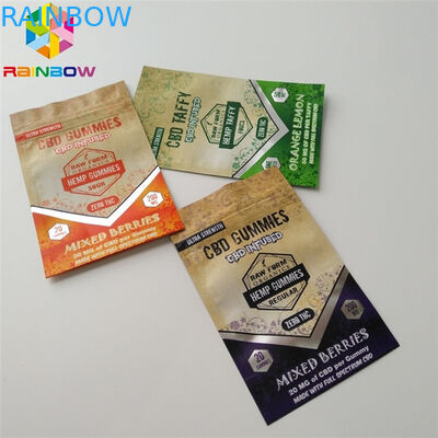 Runtz Mylar Cookies Dupa Herbal Kemasan Kantong Plastik Kunci Zip Tahan Lama