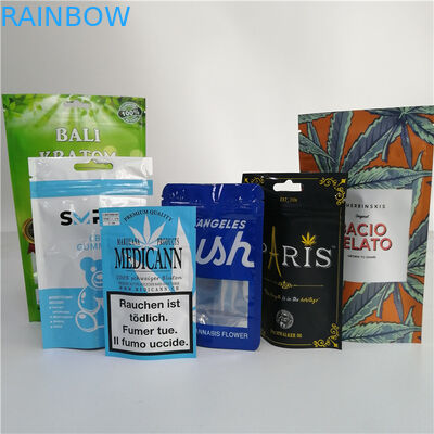 Kantong Teh Plastik Ziplock Plastik Dapat Ditutup Kembali Biodegradable Untuk Makanan / Buah Kering