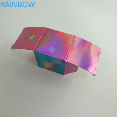 Kotak Perhiasan Kemasan Kertas Kustom Dengan Efek Holografik Holografi