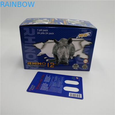 Poseidon Seks Pil Kaku Rox Seks Kapsul Kemasan Kartu Blister Logo Disesuaikan