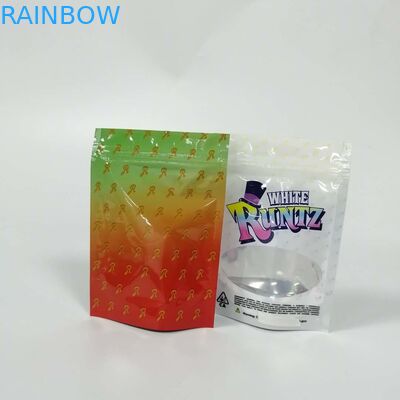 Stand Up Ziplock Gummy Bear Grip Seal Tas Cookie Runtz Gruntz Gulma Kemasan