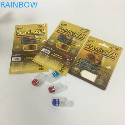 Kartu Kertas Blister Daur Ulang Kali Paling Sulit Laki-laki Peningkatan Kotak Pil Kapsul Seksual