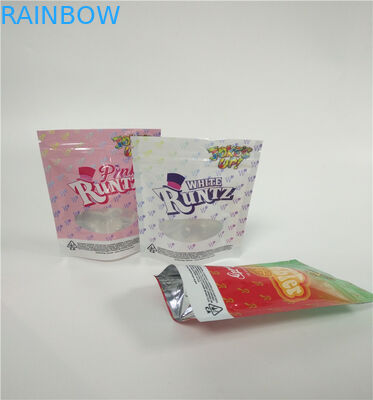 Digital Printing Kemasan Aluminium Foil Doypack Pouch Ziplock Bags Untuk Weed