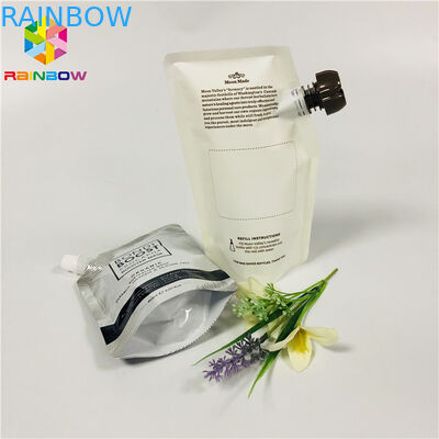 Doypack Food Grade Stand Up Kantong Reusable Cleansing Gel Masker Wajah Cair Kemasan