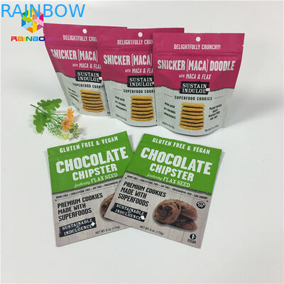 12oz 1 Pound Stand Up Ziplock Bags, Rempah-rempah Powder Ziplock Pouch Matte Printing