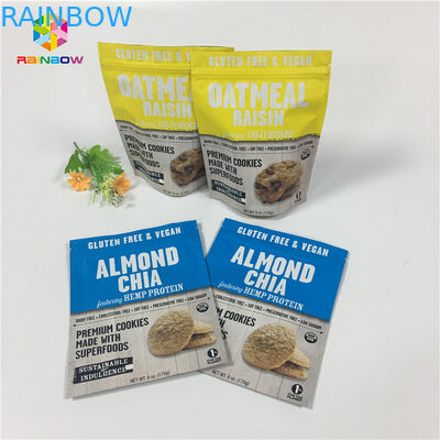 12oz 1 Pound Stand Up Ziplock Bags, Rempah-rempah Powder Ziplock Pouch Matte Printing