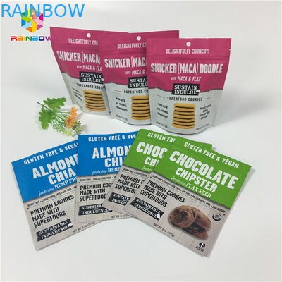 Tas Kemasan Makanan Snack yang Dapat Dipulihkan Kembali Protein / Susu Bubuk Aluminium Foil Zip Lock